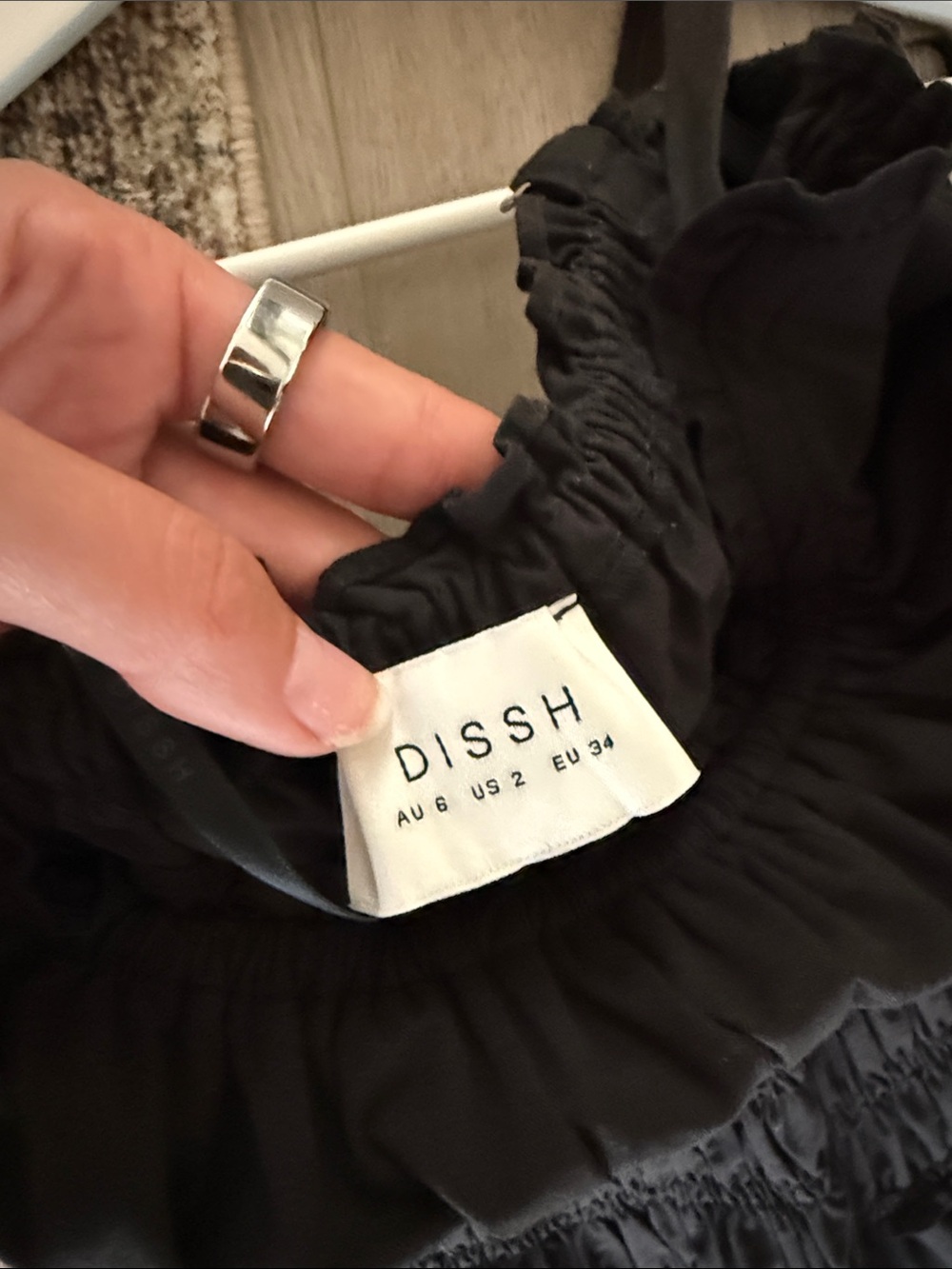 DISSH Toby Black Cotton Midi - Picture 3 of 3